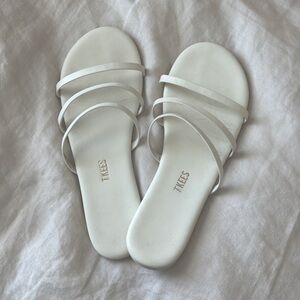 Tkees Cream Emma Sandal